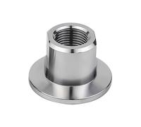Adaptador de abrazadera triple de G1/4" a 1" BSPP hembra x 1,5", accesorio de tubería sanitaria de acero inoxidable 304 for elaboración casera de cerveza.(TC 25.4mm,3/4 inch)
