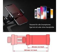 Adaptador de abrazadera universal para trípodes, soporte ajustable de 360 para smartphone, perfecto para iPhone, Samsung y más, con tornillos