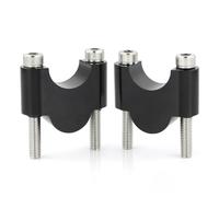 Adaptador de abrazaderas de montaje elevador Elevadores De Manillar Para Triumph Tiger 1050 SPORT Trident660 Scrambler1200 XC SPEED TWIN 1200 28mm 1 1/8 "(Negro,30mm)