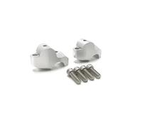 Adaptador de abrazaderas de montaje elevador Para 1190 1050 1290 ADV 1 1/8 "28mm Manillar Accesorios De Motocicleta Mover 30mm Hasta 25mm Abrazaderas Elevadoras Traseras(Plata)