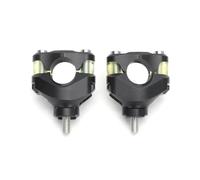 Adaptador de abrazaderas de montaje elevador Para 690 Para Duke 790 Adv 1190 ADV 1290 Super Adventure Motocicleta Elevadores De Manillar 28mm Abrazadera Elevación Aluminio CNC(Negro)
