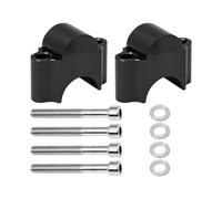 Adaptador de abrazaderas de montaje elevador Para Can Am Para OUTLANDER Para MAX Universal 1 Par Motocicleta 28mm 1/8 "22mm 7/8" Manillar Elevador Barra Montaje Manija Abrazadera(Negro,28mm)