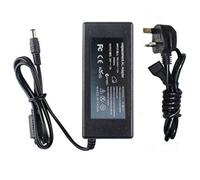 Adaptador de AC/DC Compatible con Zebra GK420D GX420D GK420T GX420T GC420T GX430T ZP550 ZP450 GT810 HC100 Impresora de Etiquetas 24V 3A GK420D Fuente de alimentación con Enchufe del Reino Unido