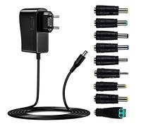 Adaptador de AC Fuente de Alimentación de 12V 3A Controlador de Alimentación con 9 Prises Différentes Adaptateur Secteur Portable 12V 3A 36W