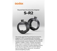 Adaptador De Accesorio De Cabeza Redonda Godox S-R2