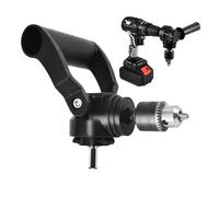 Adaptador de accesorio de taladro en ángulo recto,Adaptador de taladro de 90 grados, Adaptador de portabrocas ergonómico multifuncional, Adaptador de taladro resistente al desgaste para todos los tala