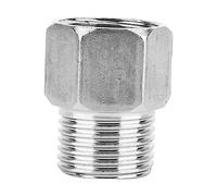 Adaptador de accesorios de tubería de metal inoxidable |Conector G1/2 Pulgadas para Fregadero de Cocina/Grifo de Baño/Inodoro |5 - Oxidación de paquetes - Desafiando las líneas de (4 points inner and