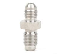 Adaptador de acero inoxidable AN3 a M12x1 y M10x1 para modificaciones de línea de fluido automotriz e instalaciones de bahía del motor (AN3-M12 x 1)