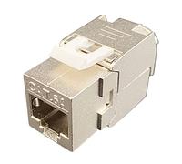 Adaptador de acoplador de aleación de zinc RJ45 CAT6 sin herramientas STP blindado con bloqueo automático Cat7 CAT6A CAT6 para PC, laptop, Ethernet, juegos