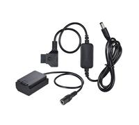Adaptador de acoplador de CC Andoer V-mount D-Tap a NP-FZ100 con batería ficticia compatible con Sony A7III, A9, A7RIII y A7SIII.
