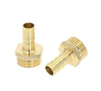 Adaptador de acoplador de junta de conector macho BSP de cola de lengüeta for manguera de instalación de tuberías de latón