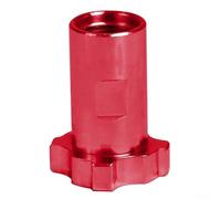 Adaptador de acoplador rápido para equipos de pulverización, para conector M14 x 1, junta de copa de aluminio para herramientas de pintura, compatible con la mayoría de aerosoles (para interior M16 x