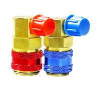 Adaptador de acoplamiento, conectores adaptadores, 7/5/3 pulgadas, interfaz de latón vertical, diseño de para mantenimiento profesional y beginners, multicolor