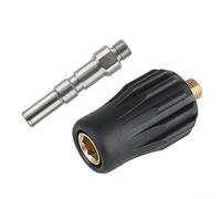 Adaptador de acoplamiento rápido de latón G1/4 para lavadora de alta presión, juego de juntas de unión macho hembra, ajuste de conexión rápida a prueba de fugas para limpiadores y accesorios de lanza
