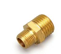 Adaptador de acoplamiento rápido for tubería de latón, 1 unidad, 1/8, 1/4, 3/8, 1/2, 3/4, 1 BSP, rosca macho a macho, conector de Gas y agua(3-4fen)