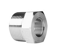 Adaptador de acoplamiento tubería acero inoxidable 304 316 con rosca macho y hembra 1/8", 1/4", 3/8", 1/2", 3/4", 1"(304SS Thread,3I4 TO 3I8_MALE-FEMALE)