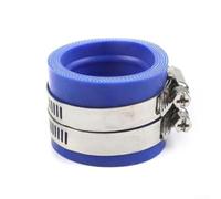 Adaptador de admisión de 45 mm con brida de goma y bota de colector de carburador para motocicletas, material de silicona con resistencia a la temperatura