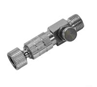 Adaptador de aerógrafo Conector de acoplamiento de liberación rápida Adaptador de manguera para accesorios de pintura en aerosol con construcción de material de aleación