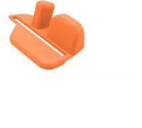 Adaptador de agarre de modo mouse para Switch 2 y JoyCon 2 con ergonomía refinada y compatibilidad directa con hardware original (naranja)