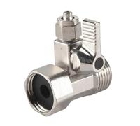 Adaptador de agua de alimentación Válvula de bola Grifo de alimentación de grifo Controlador de válvula de mariposa plateada de ósmosis inversa