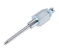 Adaptador de aguja de inyector de grasa, acoplamiento de acoplamiento de mandíbula de acero de alta velocidad, para lubricación de máquinas industriales y automóviles de espacio reducido