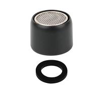 Adaptador de aireador de grifo, rosca hembra NPT de 22 mm, boquilla de repuesto para grifo de fregadero, boquilla de ahorro (negro)