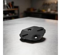 Adaptador de aleación de aluminio para bicicleta, base fija ligera para COROS DURA, instalación rápida con tornillos, color negro, 29 x 25 mm