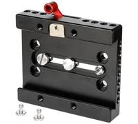 Adaptador de aleación de aluminio, placa de liberación rápida, mecanismo de bloqueo fácil, equipo de filmación profesional, instalación rápida, accesorio de cámara