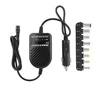 Adaptador de Alimentación de CA,Fuente de Alimentación de Cargador de Automóvil de CC de 80 W + 8 Conectores,Fuente de Alimentación de Portátil Enchufe de Carga para Uso en Automóvil/Viaje/Hogar