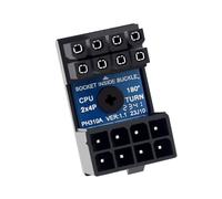 Adaptador de alimentación de CPU de escritorio de 8 pines, placa principal de 8 pines a 8 pines, adaptador de conector de dirección asistida de 180 grados, gráficos de escritorio