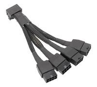 Adaptador De Alimentación De GPU: Cable De Conector De Perfil Bajo De 16 Pines, Extensión De Ángulo De 90 Grados, Diseño De Manga Duradera, Alimentación Estable | Uso De La Gestión De Cables