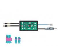 Adaptador de alimentación fantasma de diversidad de antenas para vehículos co...