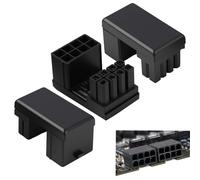 Adaptador de alimentación GPU VGA PCIe 8 Pin U-Turn 180 grados - Conector de corriente para tarjetas gráficas de escritorio - Paquete de 3 adaptadores - Solución flexible para espacios reducidos