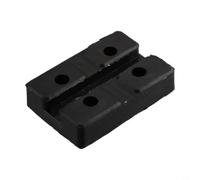 Adaptador de almohadilla de goma para plataforma elevadora de 2 columnas, placa de pie cuadrada de goma robusta para proteger el marco del vehículo y evitar deformaciones, universal, apto para la