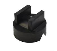 Adaptador de almohadilla de soporte de soldadura de suelo con riel de marco ranurado de goma para mejorar el agarre y estabilizar la elevación del vehículo