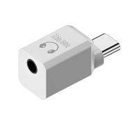 Adaptador de alta resolución tipo C a 3,5 mm, convertidor de sonido HiFi de 384 kHz, adecuado para altavoces, escucha ininterrumpida y adaptador de sonido profesional para juegos