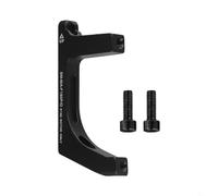 Adaptador de aluminio resistente del freno de la bici del camino, soporte plano al soporte del poste para la configuración fácil (frente 160MM)