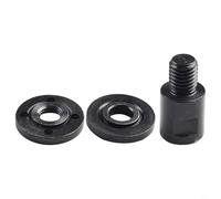 Adaptador de amoladora y juego de placas para amoladora angular M10 conversión de rosca compatible con almohadillas de pulido, placas traseras y discos de corte (M10To Set)