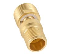 Adaptador de Ángulo Ajustable de Cobre para Ducha y Bañera | Conector Giratorio Tornillo Excéntrico, Brazo, Acabado Dorado Pulido, Instalación Fácil