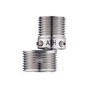 Adaptador de ángulo ajustable para de ducha - Válvula giratoria de acero inoxidable de 6,3 cm | Accesorio de repuesto para conector de ducha montado en la pared para baño, cocina, hotel,