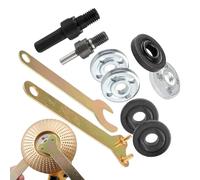 Adaptador de ángulo de taladro, conexión con llave, adaptador de taladro para amoladora angular, para moler, cortar, pulir, hormigón, metal, electricista, esquina, espacios reducidos