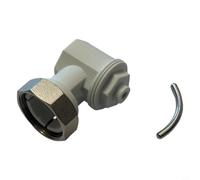 Adaptador de ángulo para termostato de radiador Oventrop M30 x 1,5 que soporta acoplamiento directo de rosca y alineación mecánica segura