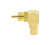Adaptador de ángulo recto, conector chapado en oro para una transición de señal sin interrupciones, construcción robusta que garantiza una larga