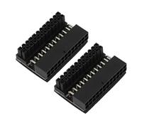 Adaptador de ángulo Recto de 24 Pines, Adaptador de 90 Grados, Conector ATX de ángulo Recto de 24 Pines para Placa Base, Extensión Hembra a Macho, Pines Sólidos, Dedicado para