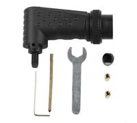 Adaptador de ángulo recto para herramienta giratoria hecho de metal y plástico para modelos Dremel 4000 3000 8200 275 para extender el alcance de la herramienta en lugares estrechos