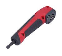 Adaptador de ángulo recto Taladro eléctrico Herramienta de torneado Ajuste de 90 grados Dispositivo de esquina antivibración 15 cm para perforación en espacios estrechos Aleación