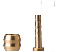 Adaptador de anillo de compresión de aguja de aceite de freno de disco hidráulico para bicicleta de montaña BH59 BH90 Conector sellado de metal dorado para mantenimiento de reparación de ciclismo