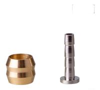 Adaptador de anillo de compresión de aguja de aceite de freno de disco hidráulico para bicicleta de montaña BH59 BH90 Conector sellado de metal dorado para mantenimiento de reparación de ciclismo