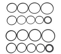 Adaptador de anillo de filtro de lente de 18 piezas, paso arriba y abajo, 37-82 mm, juego para cámara