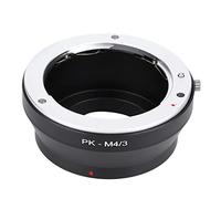 Adaptador de Anillo PK-M4/3 para Objetivo Pentax PK a Cuerpo de cámara Micro 4/3, Adaptador de Objetivo metálico con Enfoque al Infinito y operación Manual para cámaras y
